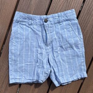 Janie and Jack linen plaid shorts - size 7